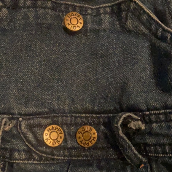 Happy Kids Soft Denim Overalls Size 24 Months - Picture 5 of 8